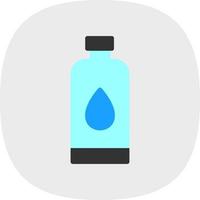 Water Bottle Vector Icon Design