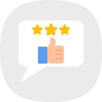 Good Feedback Vector Icon Design