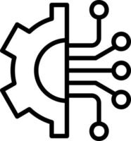 Deep Learning Vector Icon Design