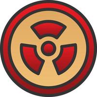 Radioactivity Vector Icon Design