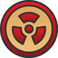 Radioactivity Vector Icon Design