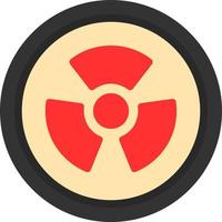 Radioactivity Vector Icon Design