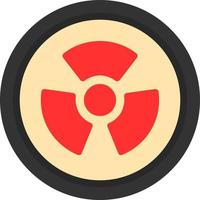 Radioactivity Vector Icon Design