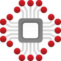 Artificial Intelligence Vector Icon Design