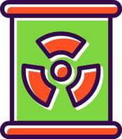 Toxic Waste Vector Icon Design