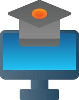 Online Education Vector Icon Design