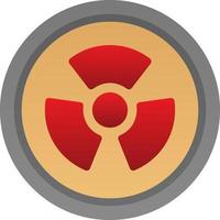Radioactivity Vector Icon Design