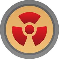 Radioactivity Vector Icon Design