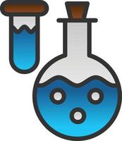 Chemical Analysis Vector Icon Design