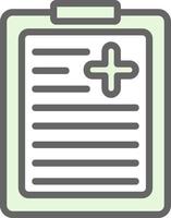 Medical Report Vector Icon Design