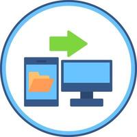 Data Transfer Vector Icon Design