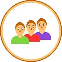 Queue Vector Icon Design