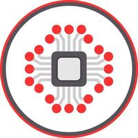 Artificial Intelligence Vector Icon Design