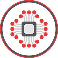 Artificial Intelligence Vector Icon Design