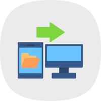 Data Transfer Vector Icon Design