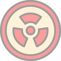 Radioactivity Vector Icon Design