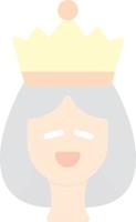 diseño de icono de vector de reina