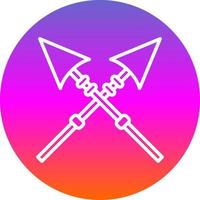 Lance Vector Icon Design