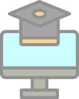 Online Education Vector Icon Design