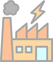 Power Plant Vector Icon Design