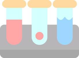 Test Tubes Vector Icon Design