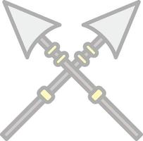 Lance Vector Icon Design