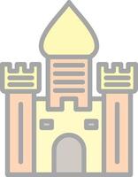 Castle Vector Icon Design