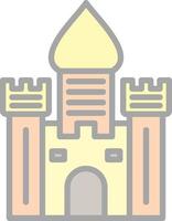 Castle Vector Icon Design