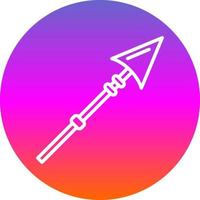 Spear Vector Icon Design