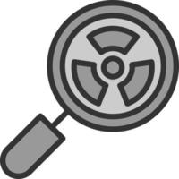 Radiation Vector Icon Design