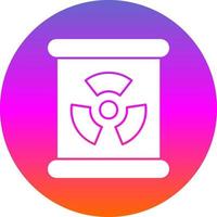 Toxic Waste Vector Icon Design