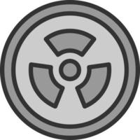 Radioactivity Vector Icon Design