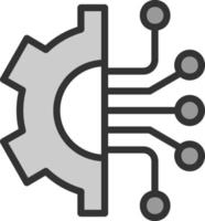 Deep Learning Vector Icon Design