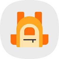 Backpack Vector Icon Design