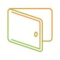 Beautiful wallet Vector line icon