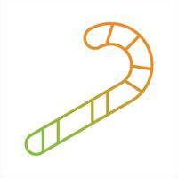 Beautiful Candy Stick Line Vector Icon