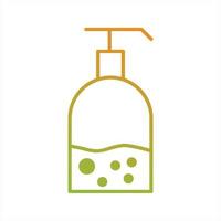 Beautiful Hand wash Line Vector Icon