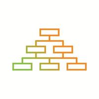 Beautiful Business structure vector line icon