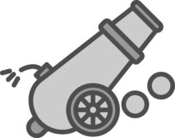 Cannon Vector Icon Design