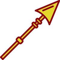 Spear Vector Icon Design