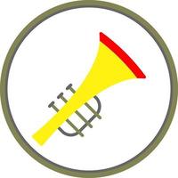 Trumpet Vector Icon Design