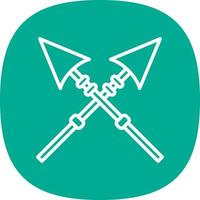 Lance Vector Icon Design