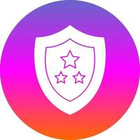 Crest Vector Icon Design