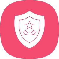 Crest Vector Icon Design