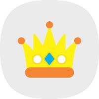 Queen Crown Vector Icon Design