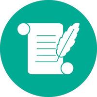 Scroll Paper Vector Icon Design