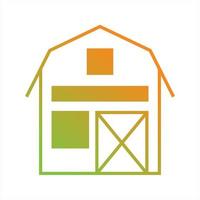 Beautiful Barn Line Vector Icon