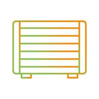 Gas Heater Vector Icon