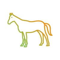 icono de vector de caballo