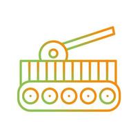 icono de vector de tanque